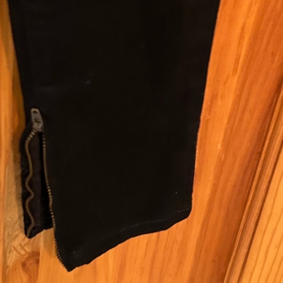 NWT Designer Ed Hardy Size 26 Bike Jeans Zip Ankles - Picture 2 of 2